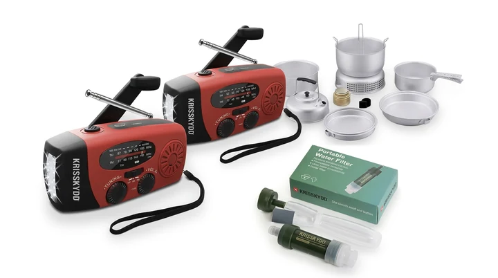 Emergency preparedness supplies for home and vehicle