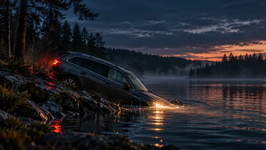 När bilen hamnar i vattnet kan sekunder avgöra allt